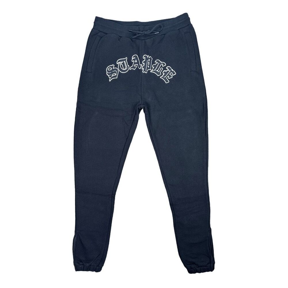 Staple Rockaway Arch Sweatpants - Black - Size Small